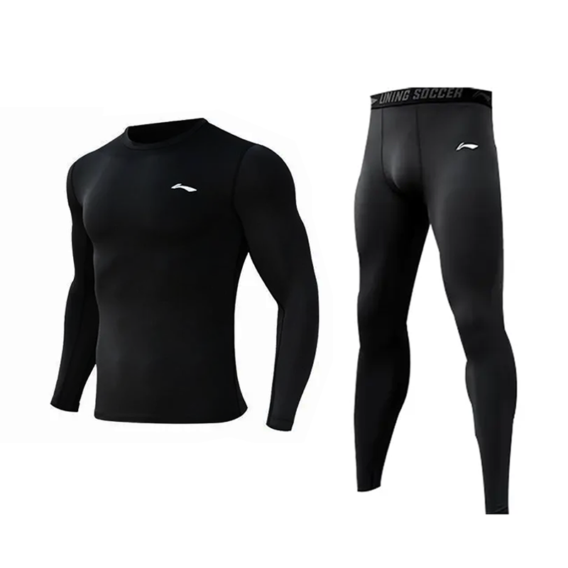 Li-Ning Li Ning Fitness Sets Men's Crew Neck Moderate