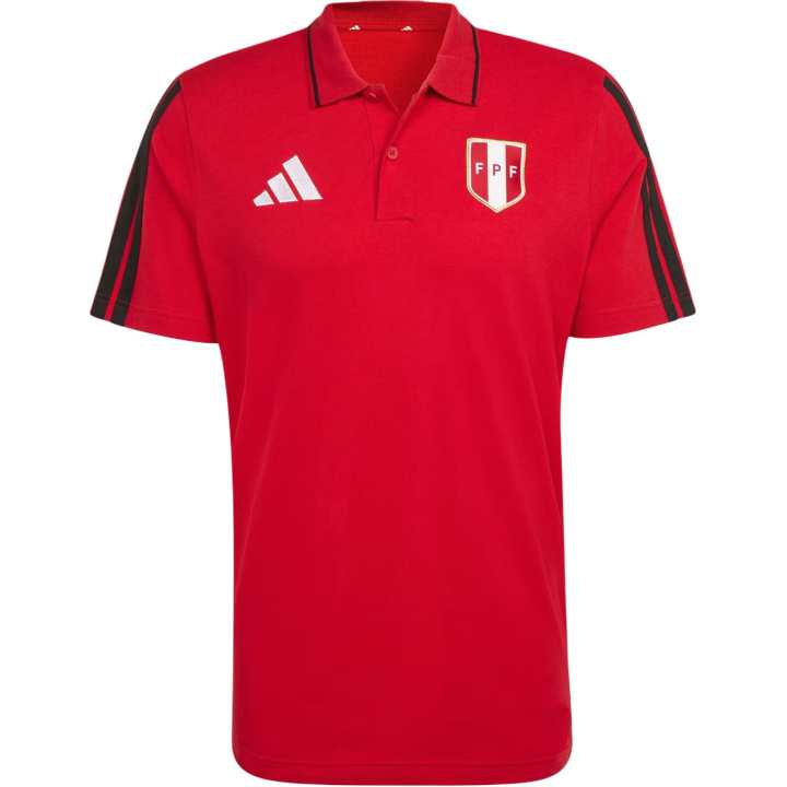Adidas Adidas Polo Shirts Men's Red Polo Collar Moderate