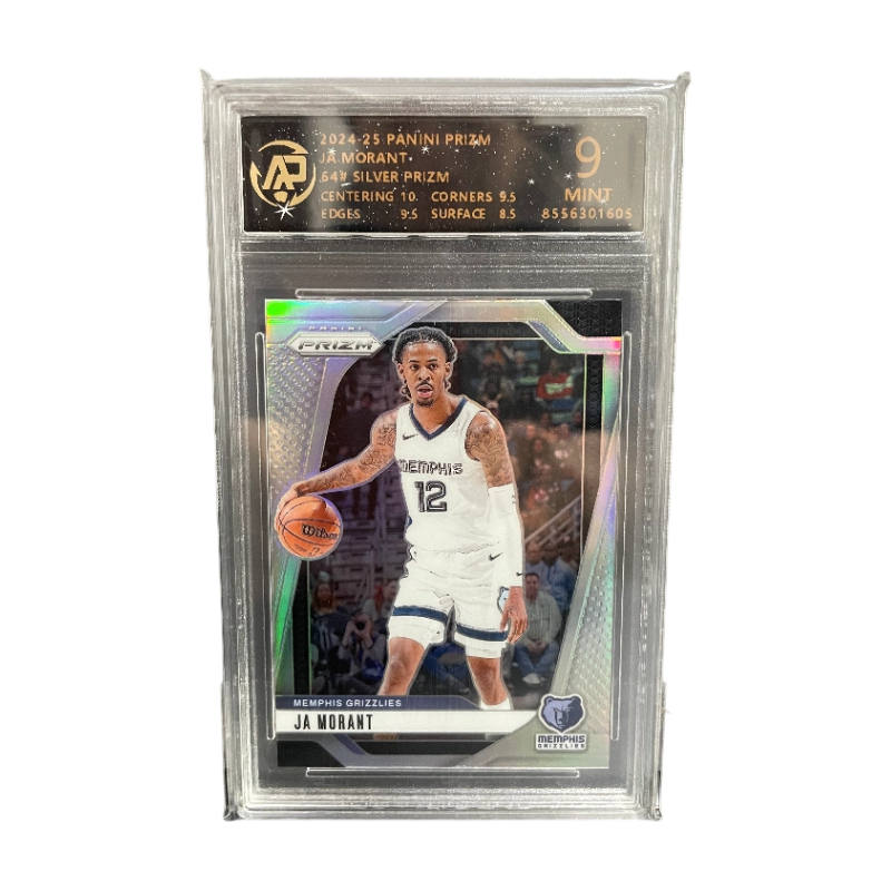 PANINI Prizm Ja Morant, Grizzlies Big Man PZ Silver Fold Graded Cards 1 Pc