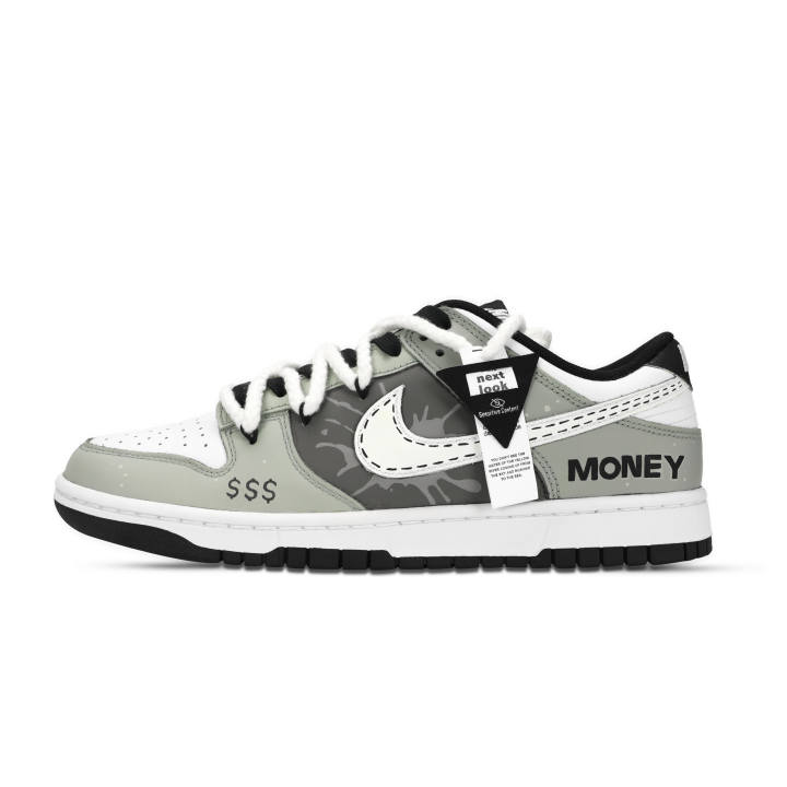 Nike Nike Dunk Money Leather Slip Resistant Abrasion Resistant Slip Resistant Abrasion Resistant Low top Skateboard Shoes