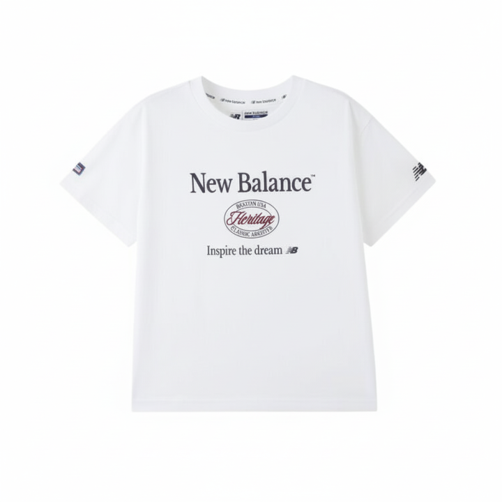 New Balance New Balance Kids T Shirts Crew Neck Moderate