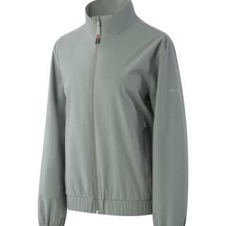 Ecco Golf Clothing Men's Dove Gray Stand Collar Moderate