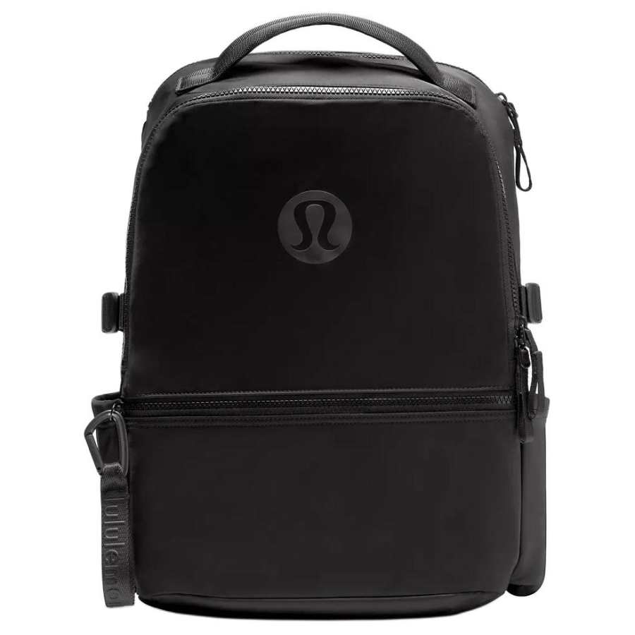 Lululemon Lululemon New Crew Recycled Nylon Backpack Unisex Black & Graphite Gray