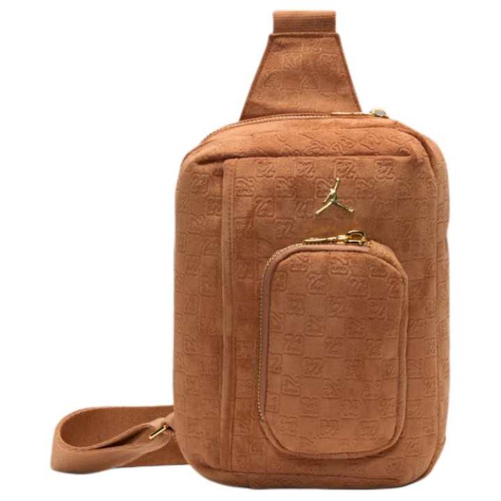 Jordan Jordan Suede Monogram Sling Bag (3L)