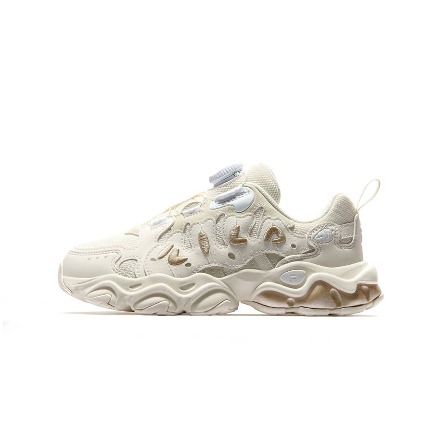 FILA KIDS Heritage FHT Synthetic Leather, Textile Cushioning Breathable Kids' Running Shoes Kids'