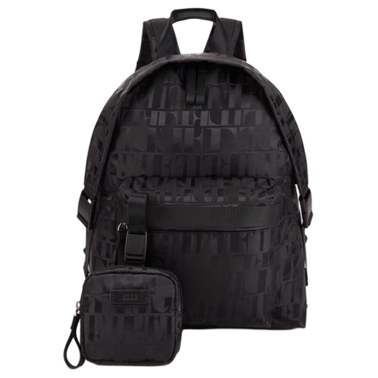 ELLE Fabric Backpack Women's Black/Beige Gray/Carbon Black/Glacier Blue