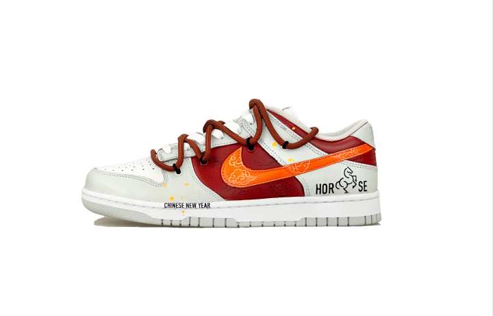 Nike Nike Dunk Low Slip Resistant Low top Skateboard Shoes Women's Gray