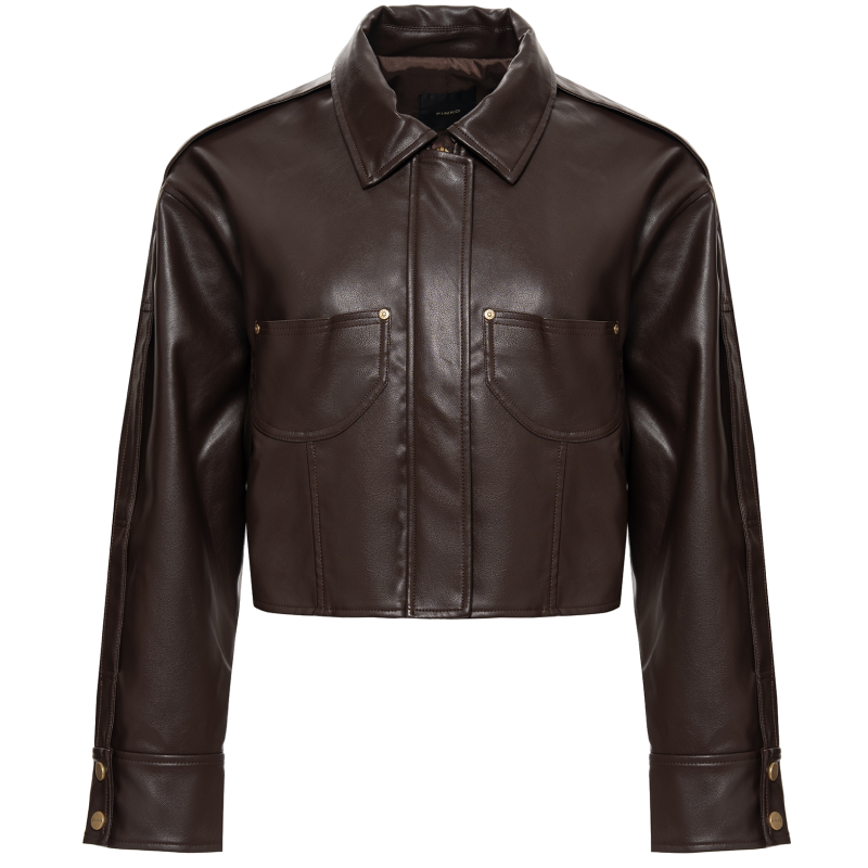 PINKO FW25 Leather Jacket Women's