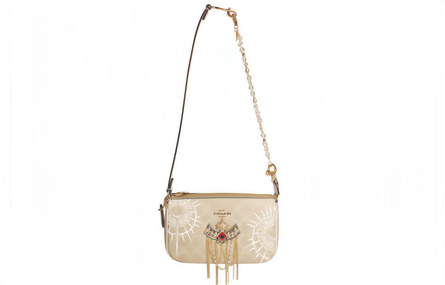 COACH Nolita Coated Canvas Shoulder Bag Small Women's Multicolor
