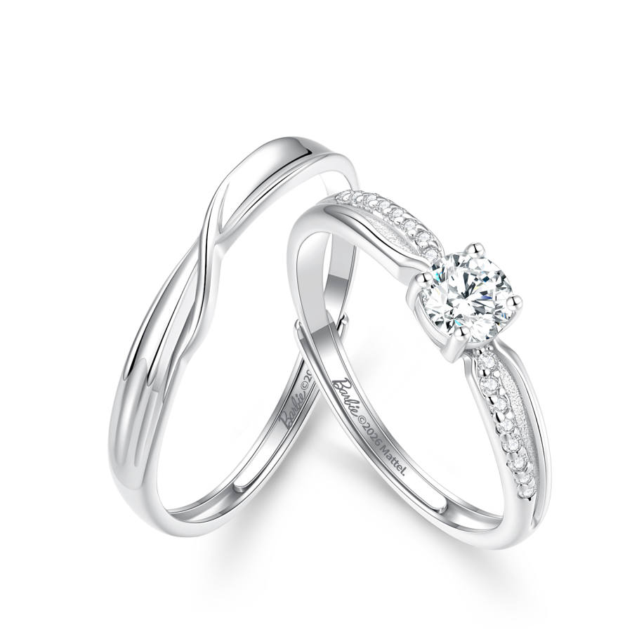 Barbie Synthetic Cubic Zirconia Rings Unisex