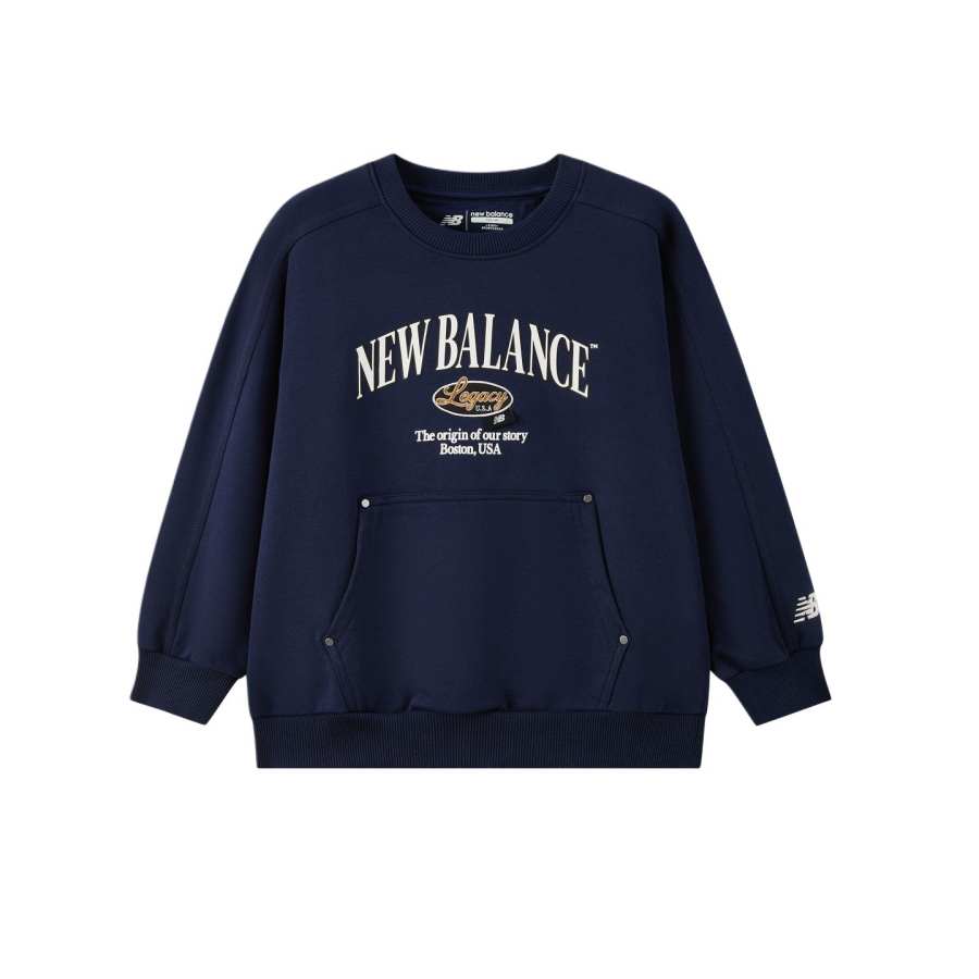 New Balance New Balance Kids Sweatshirts Crew Neck Moderate
