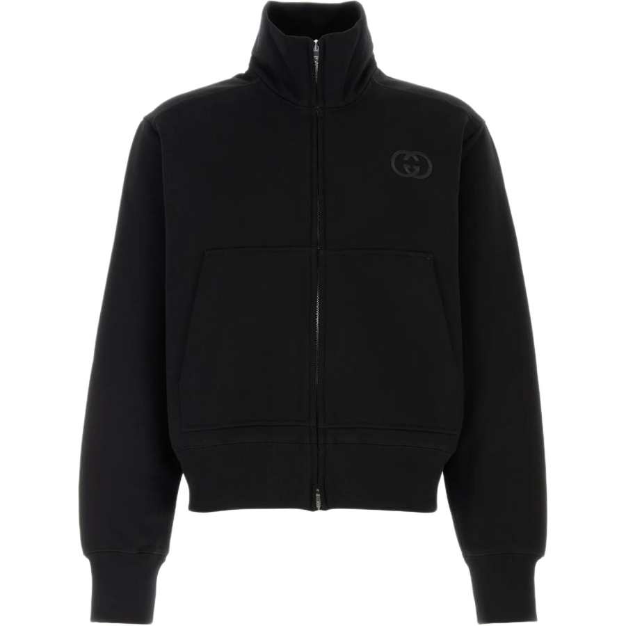 GUCCI Gucci Brushed Jersey Zip Sweatshirt