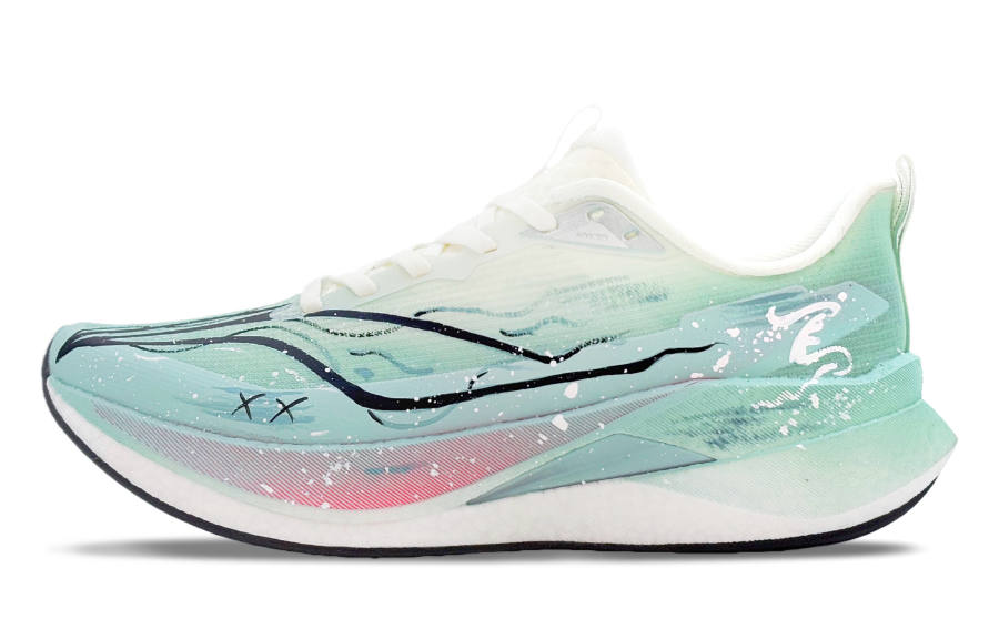 Li-Ning Li Ning Red Hare 9 PRO Fabric Low top Ruyi Technology Casual Marathon Racing Running Shoes Unisex Cyan