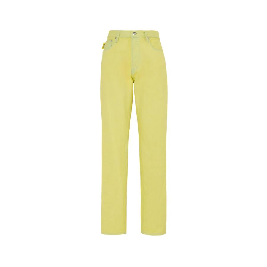 Onitsuka Tiger DENIVITA WS REGULAR DENIM PANTS Jeans Women's Yellow
