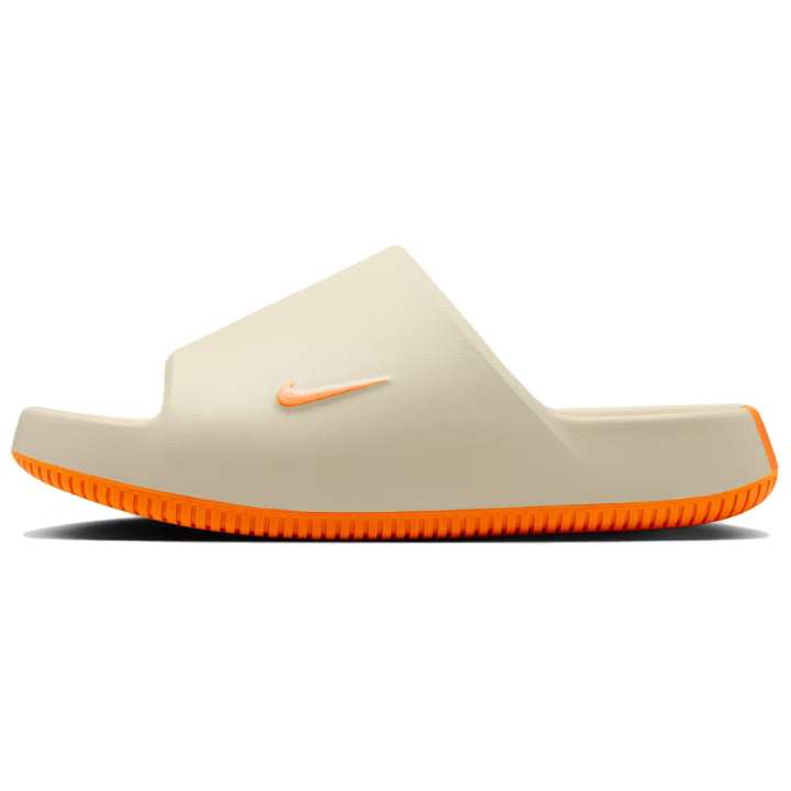 Nike NCAA x Nike Calm 2.0 Comfortable Rubber Slide Slippers Unisex Beige Orange