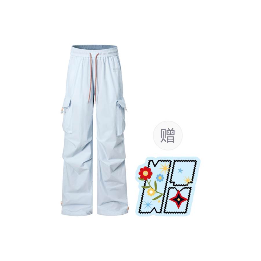 MIIOW Casual Pants Women's Moderate Straight Fit Pants
