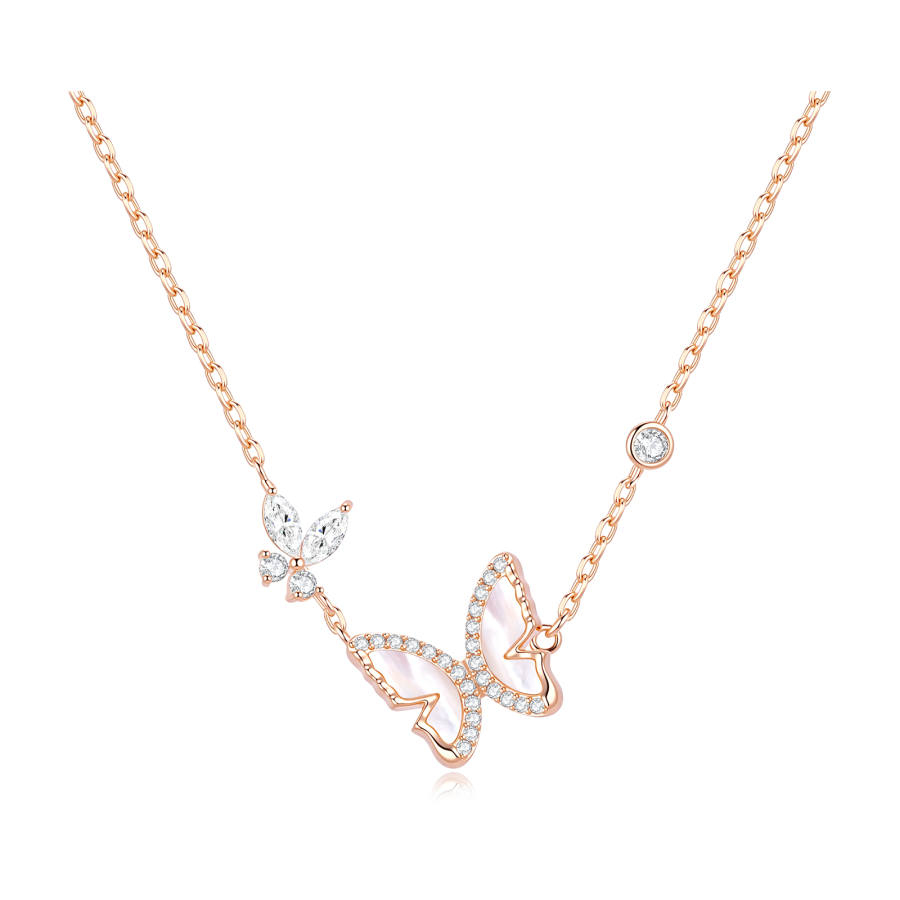 Barbie Synthetic Cubic Zirconia Shell, Copper Alloy Necklaces Women's
