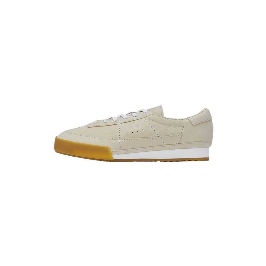 LACOSTE Cow Leather Breathable Mid top Casual Shoes Men's