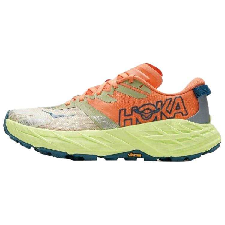 HOKA ONE ONE SPEEDGOAT 7 Trail Running Shoes Women's Orange Green