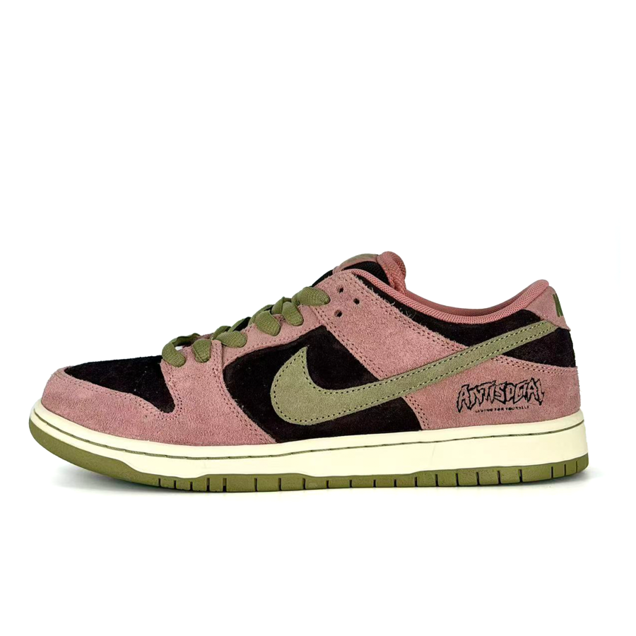 Nike Nike Dunk SB Pink Ink Takes The Stage Thermal Slip Resistant And Abrasion Resistant Low top Skateboard Shoes Unisex