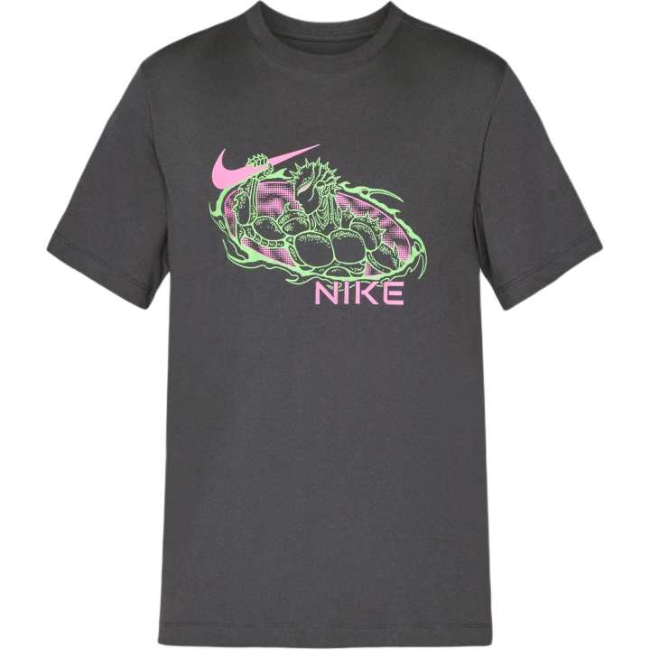 Nike Nike T Shirts Men's Charcoal Gray Crew Neck