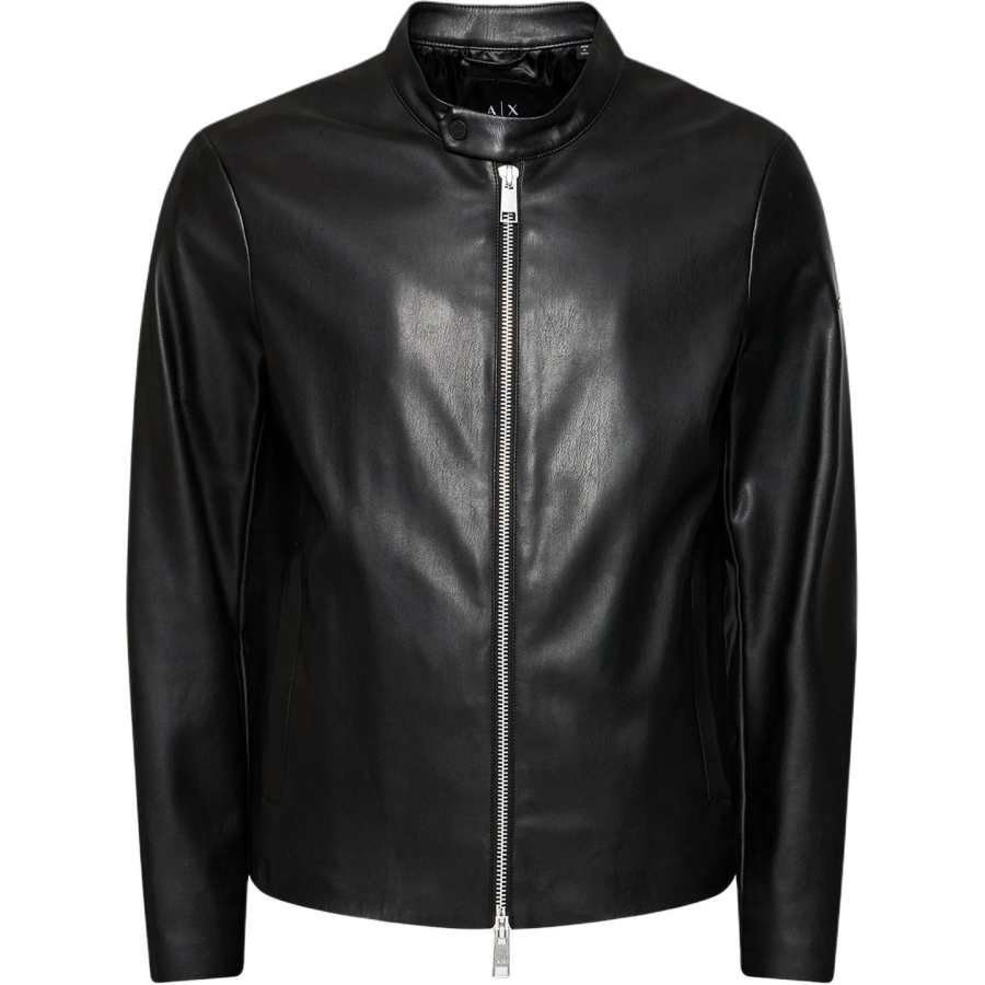 ARMANI EXCHANGE ARMANI EXCHANGE Faux Leather Bomber Jacket