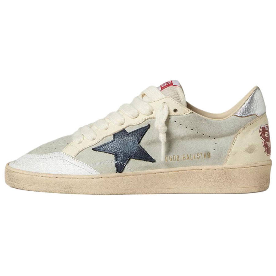 Golden Goose Ball Star Low top Skateboard Shoes Men's Gray