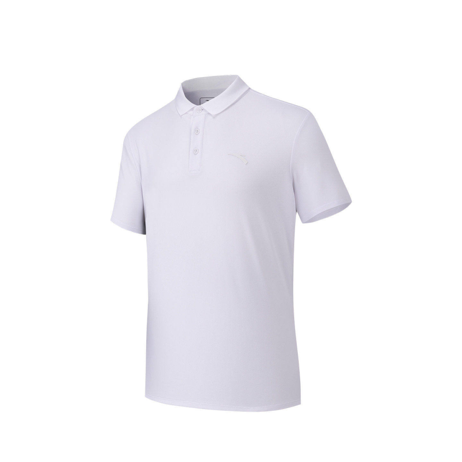 Anta Polo Shirt Men's Pure White