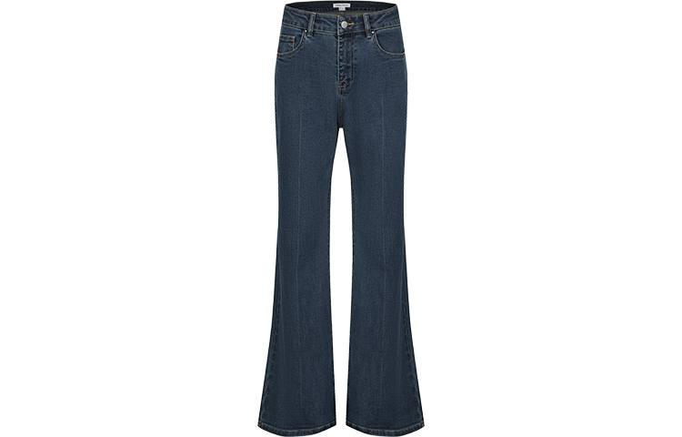 URBAN REVIVO Jeans Women's Blue Moderate Flared Pants