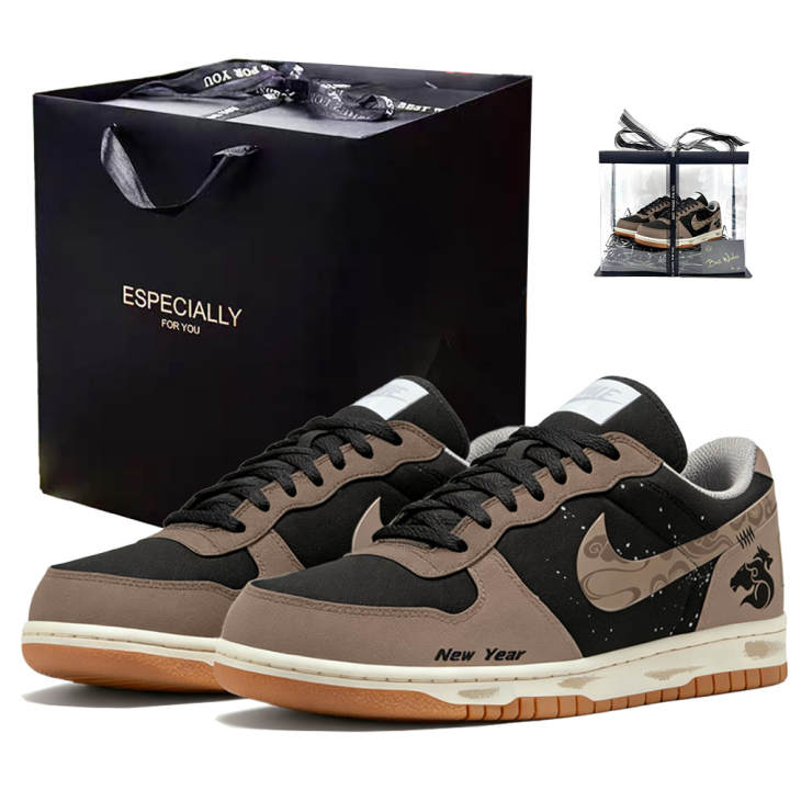 Nike Nike Big Van Gogh Genesis, Ma Yuejin Box Low top Skateboard Shoes Men's Black Coffee