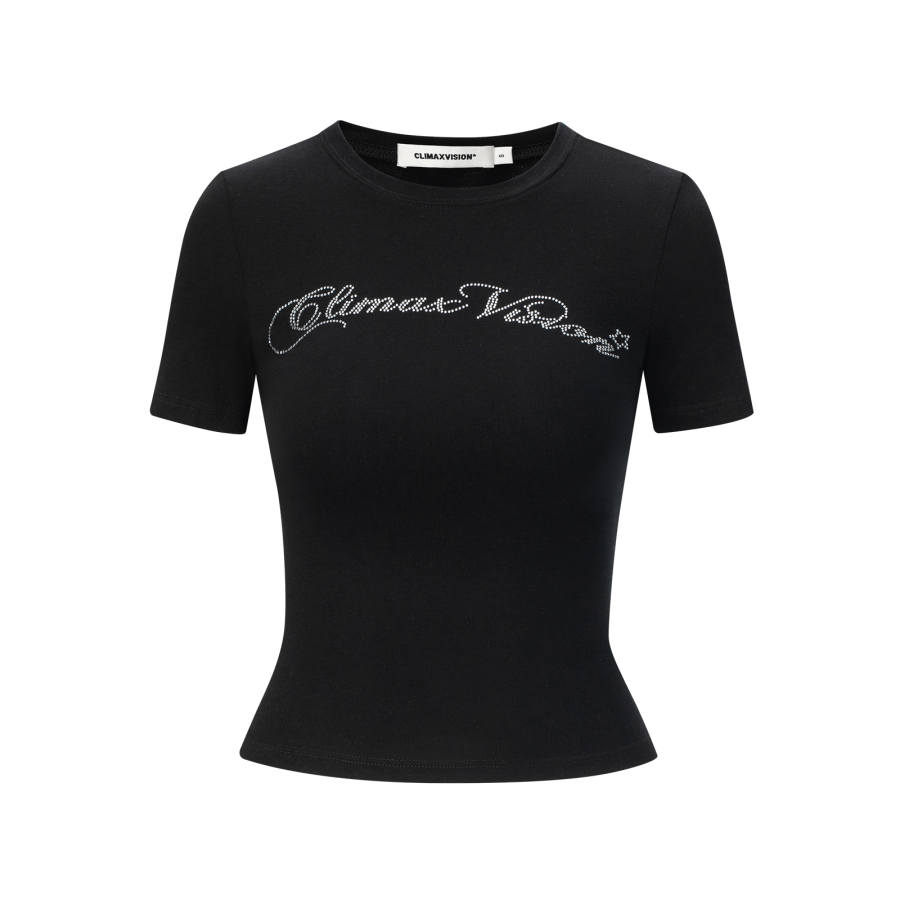 CLIMAX VISION T Shirts Women's Crew Neck Thin