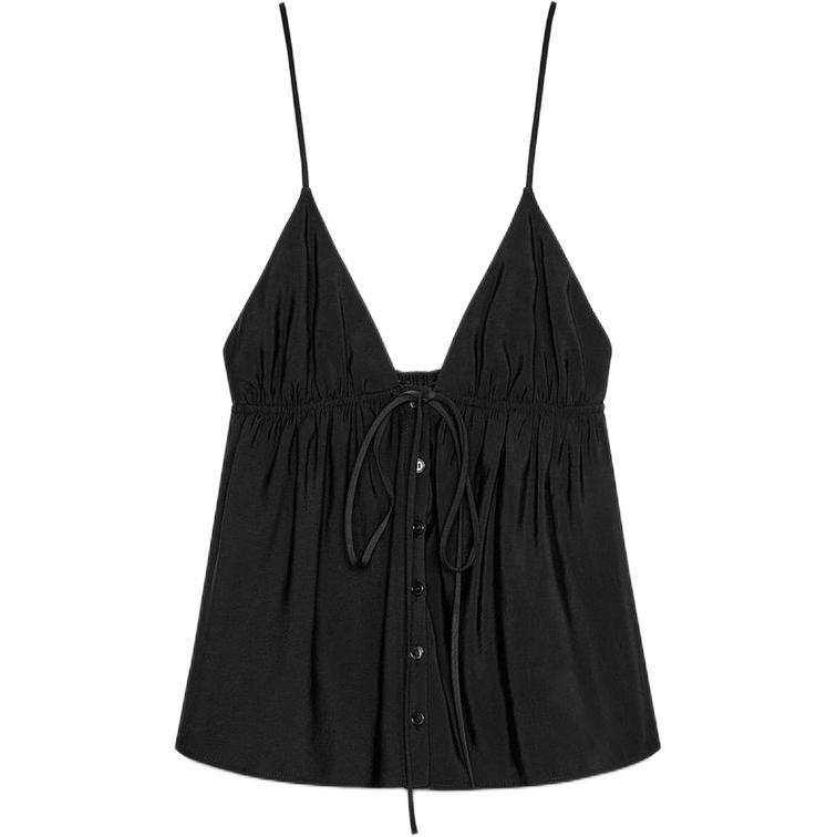 ZARA Camisoles Women's Black Moderate Other