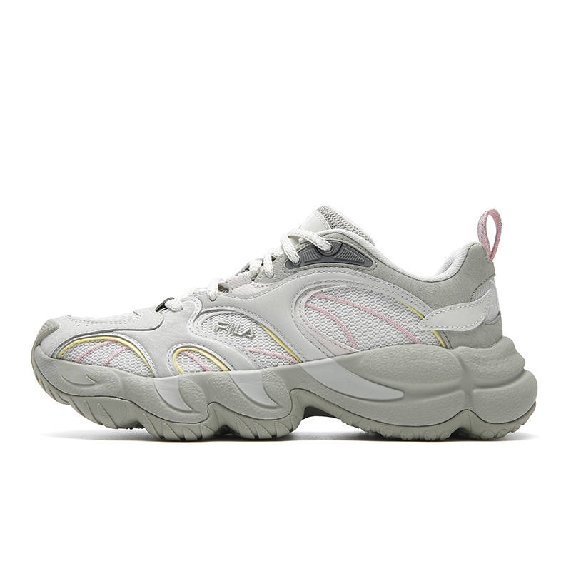 FILA FLAME Low top Chunky Sneakers Women's Mist Pearl Gray