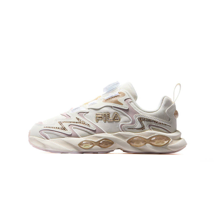 FILA KIDS MAGIC STONE Synthetic Leather, Textile Low top Running Shoes Kids'