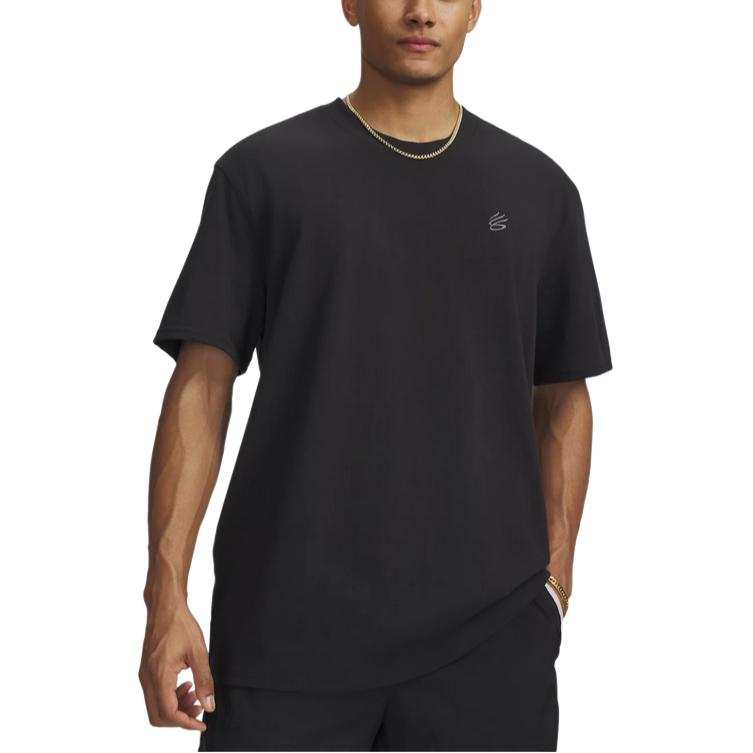Under Armour T Shirts Men's Black 001 Crew Neck