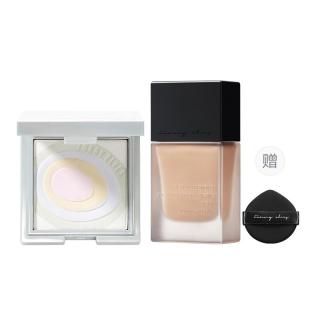 FUNNY ELVES Nebula Nude Light 5 Colors Powder Foundation Makeup Sets Oil Control Long Lasting Concealing Setting