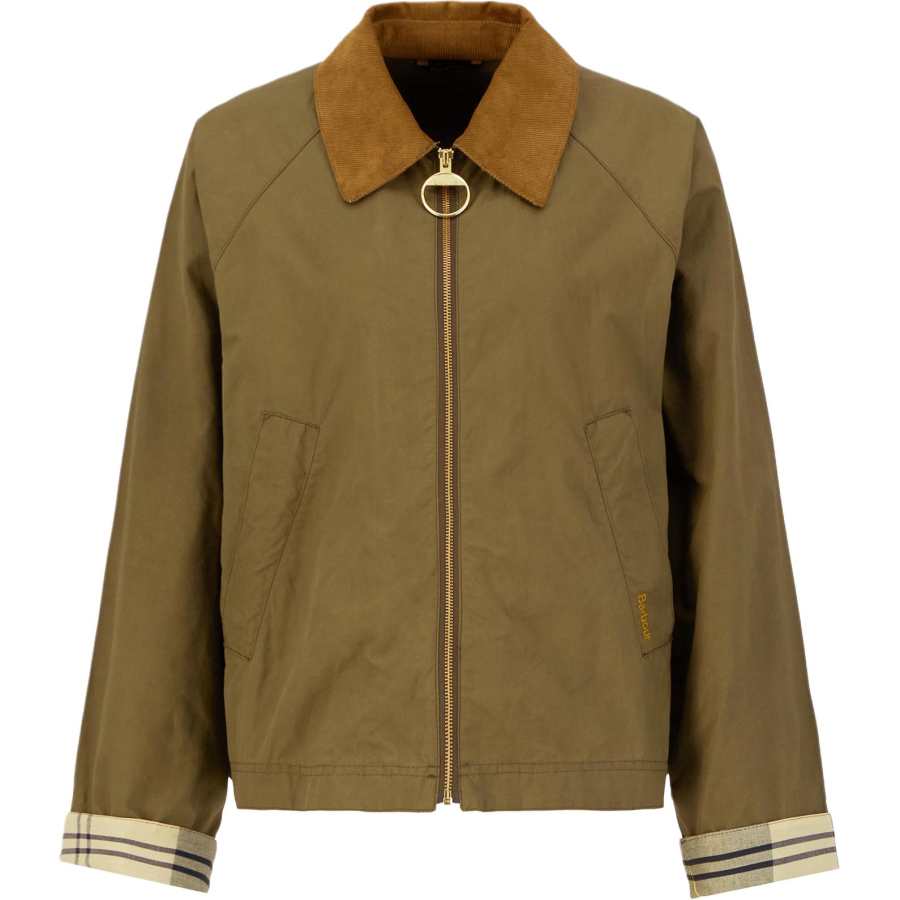 BARBOUR Barbour corduroy-collar jacket