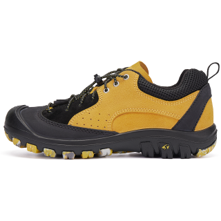 SLEADER Earthy Collection Leather, Mesh Cushioning Rebound Grip Impact Resistant Abrasion Resistant Slip Resistant