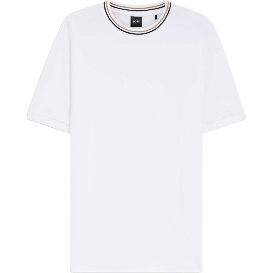 HUGO BOSS T Shirts Men's White Crew Neck