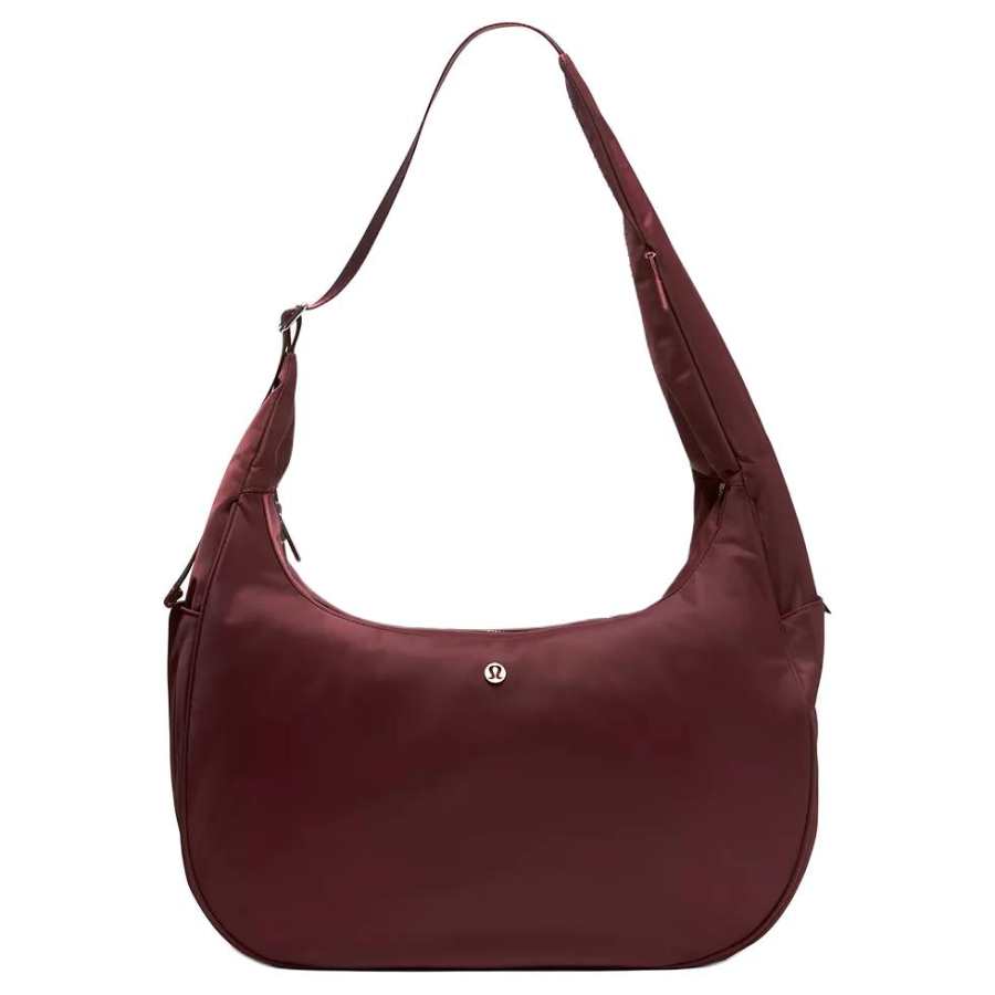 Lululemon City Essentials Nylon Shoulder Bag Extra Large Women's Red