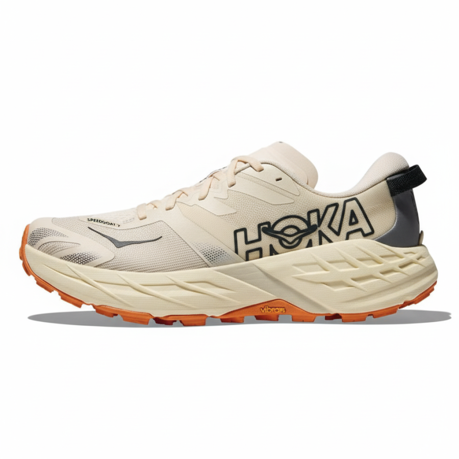 HOKA ONE ONE SPEEDGOAT 7 Trail Running Shoes Men's Beige