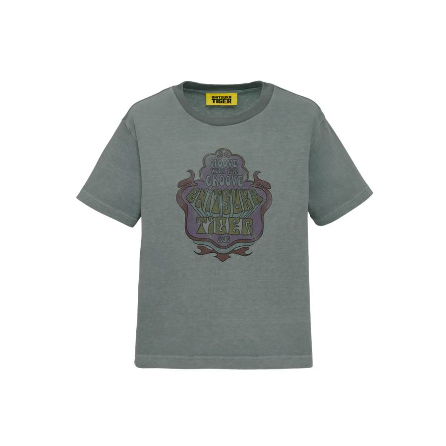 Onitsuka Tiger DENIVITA Short Sleeved T Shirts Women's Gray