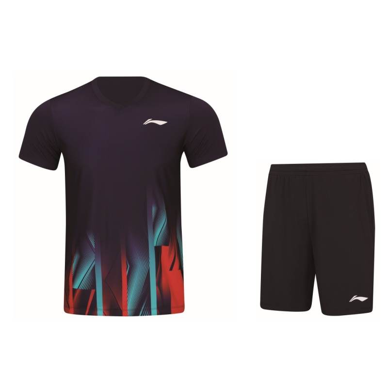 Li-Ning Li Ning Badminton Collection Badminton Jersey Set Unisex Sailor Blue