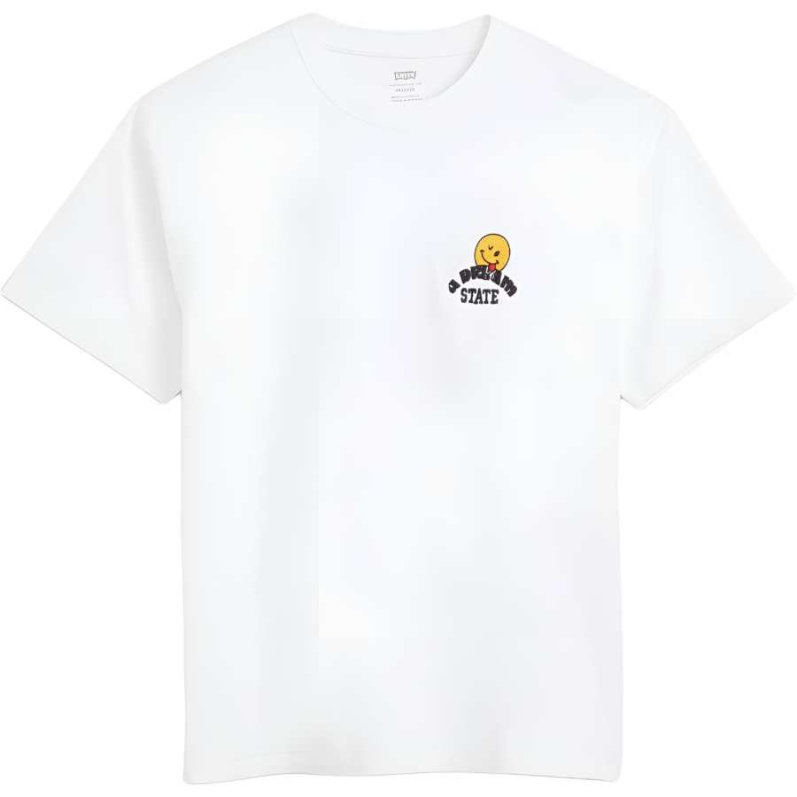Levis Levis T Shirts Men's White Crew Neck