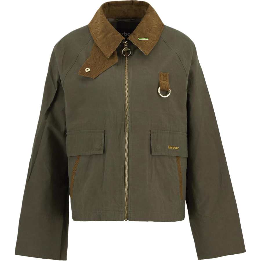 BARBOUR Barbour corduroy-collar jacket