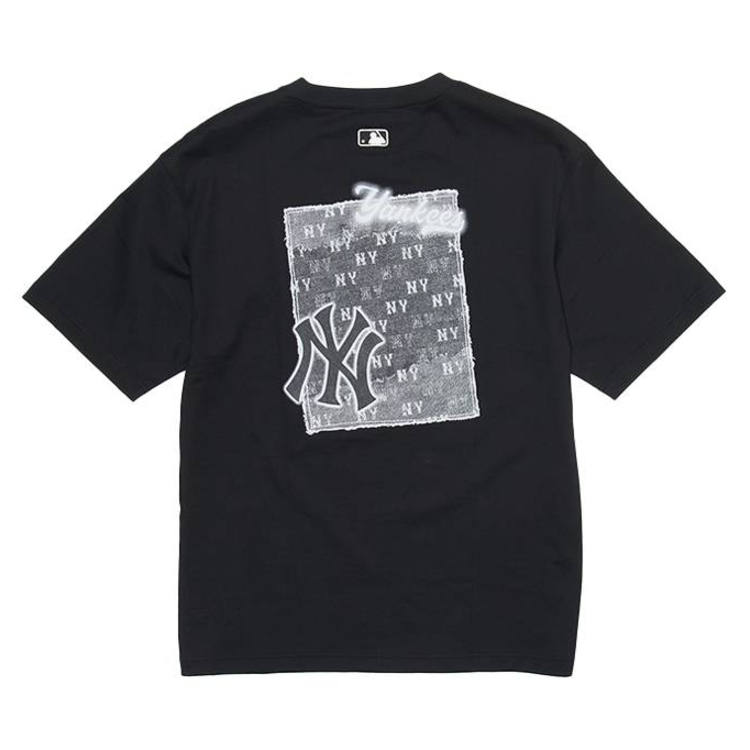 MLB T Shirts Unisex New York Yankees/Black Crew Neck Moderate