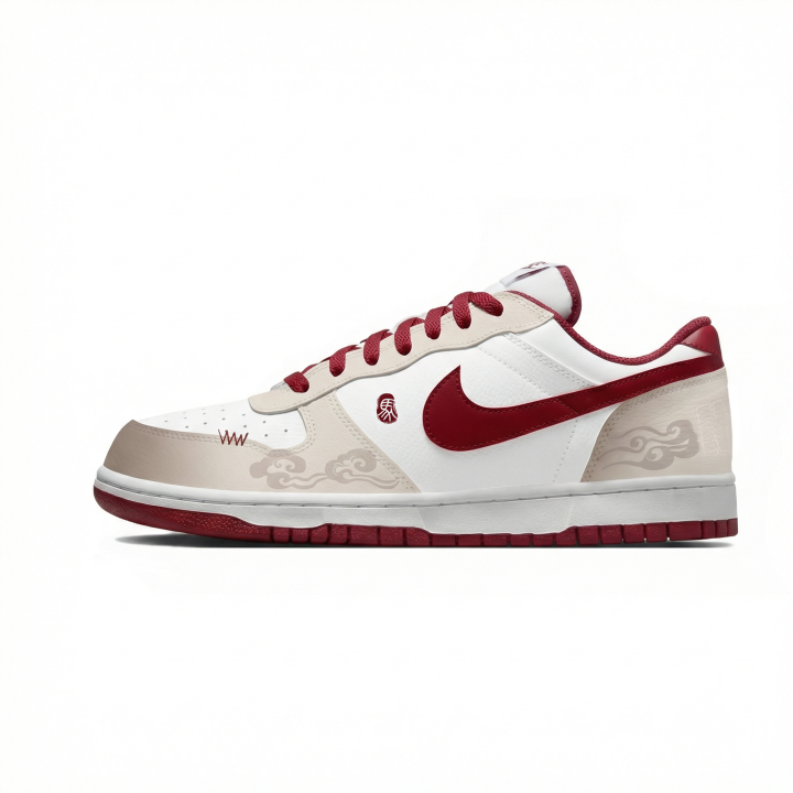 Nike Nike Big Lemon Joy Abrasion Resistant Breathable Abrasion Resistant Breathable Low top Skateboard Shoes Men's Ecru