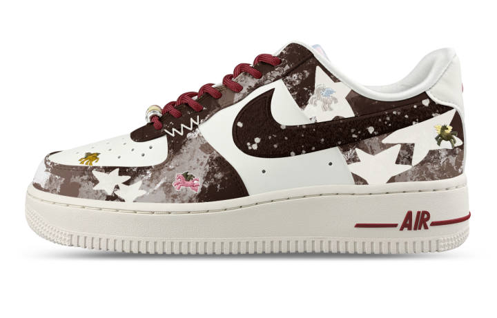 Nike Nike Air Force 1 Breathable Low top Skateboard Shoes Women's