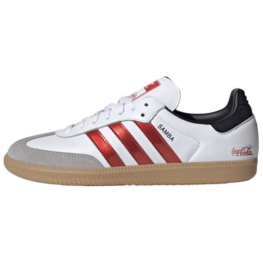 Adidas Originals x Coca Cola Samba German Army Trainers Unisex White Red