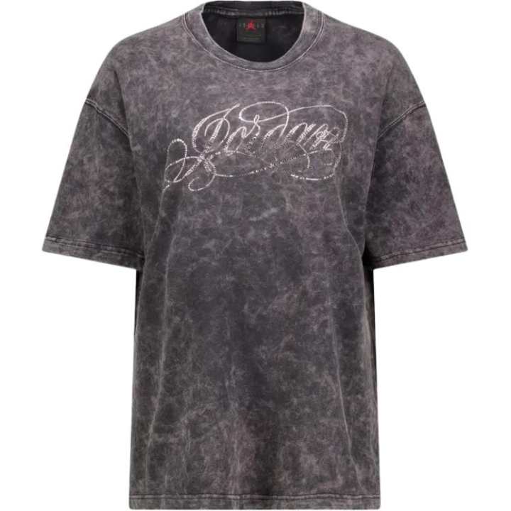 Jordan Jordan T Shirts Women's Gray Crew Neck